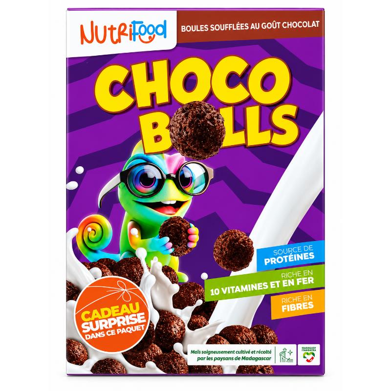 Corn flakes chocobolls 325 gr NUTRIFOOD