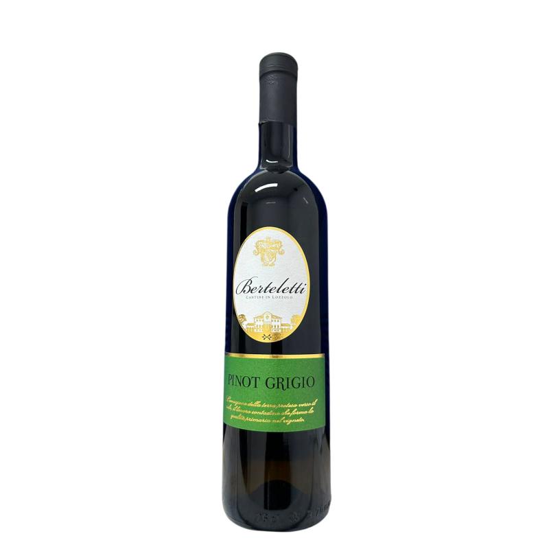 Vin blanc pinot grigio 75 cl BERTELETTI