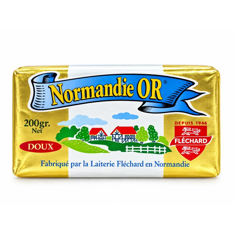 Beurre doux 200 gr NORMAND'OR