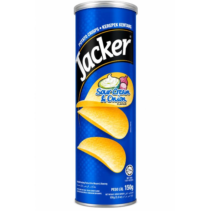 Chips cream-onion 150 gr JACKER