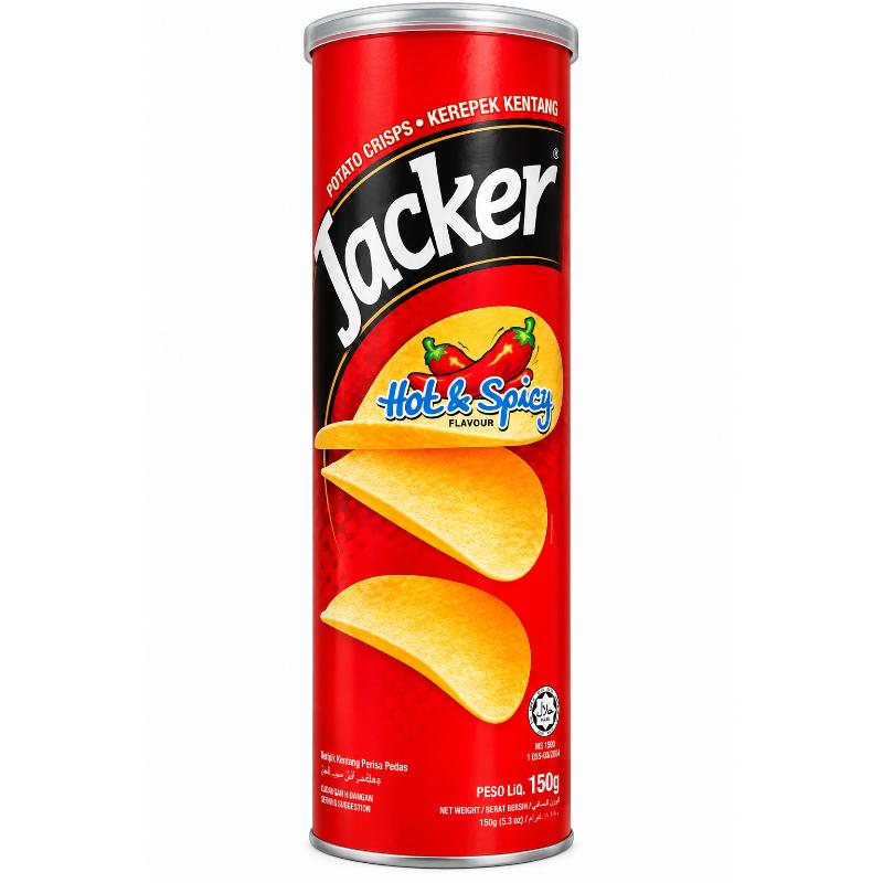 Chips hot and spicy 150 gr JACKER
