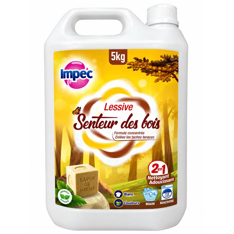 Lessive liquide 5 L senteur des bois IMPEC