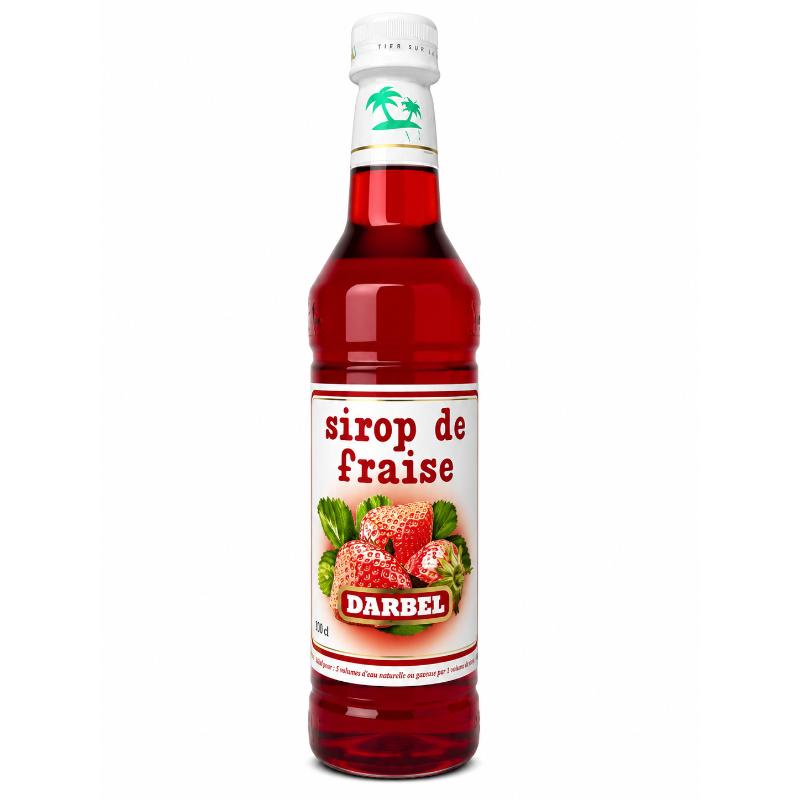 Sirop fraise 75 cl DARBEL