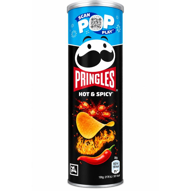 Chips hot and spicy 175 gr PRINGLES