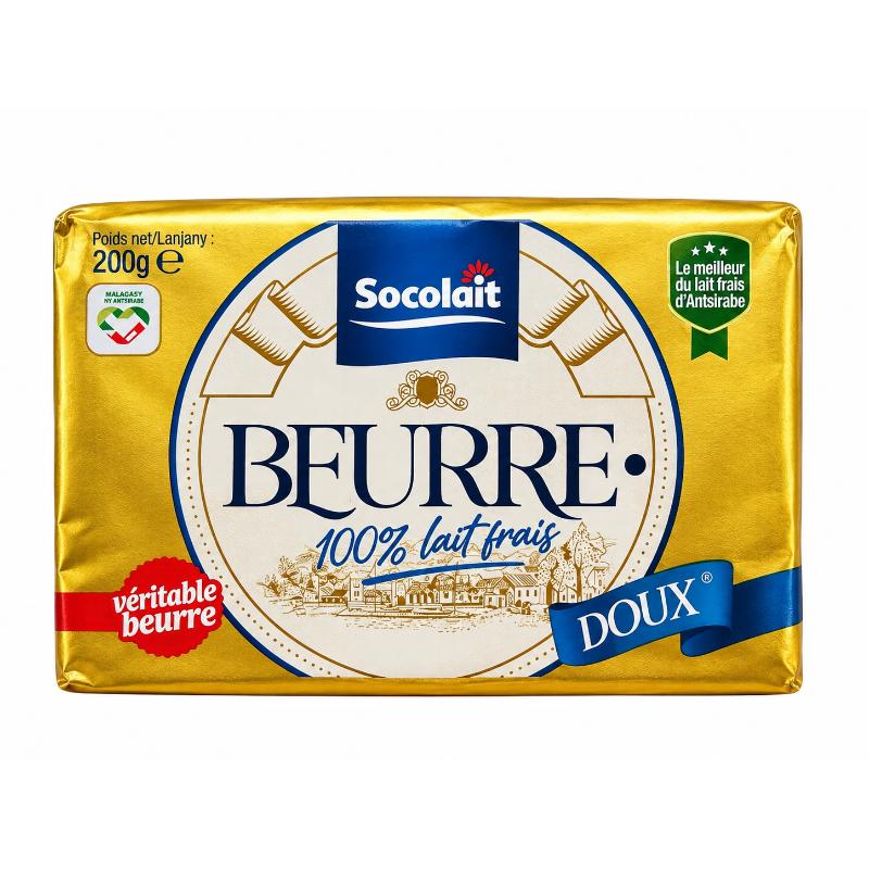 Beurre doux 200 gr SOCOLAIT