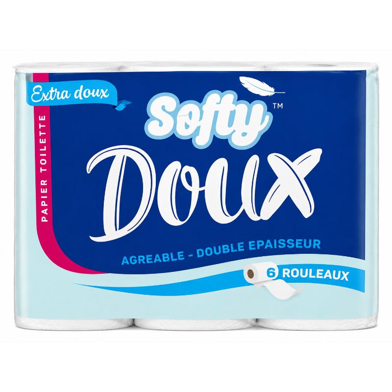 Papier wc doux 6 rlx SOFTY