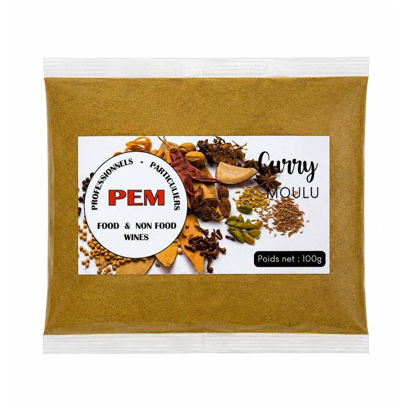 Curry jaune 100 gr DISTRIMAX