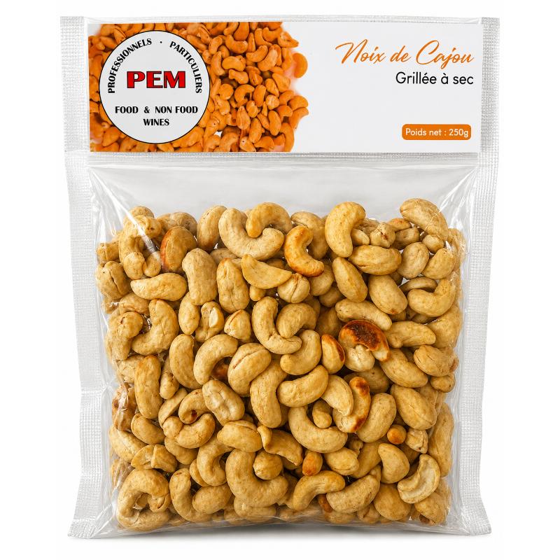 Noix de cajou grillée à sec 250 gr DISTRIMAX
