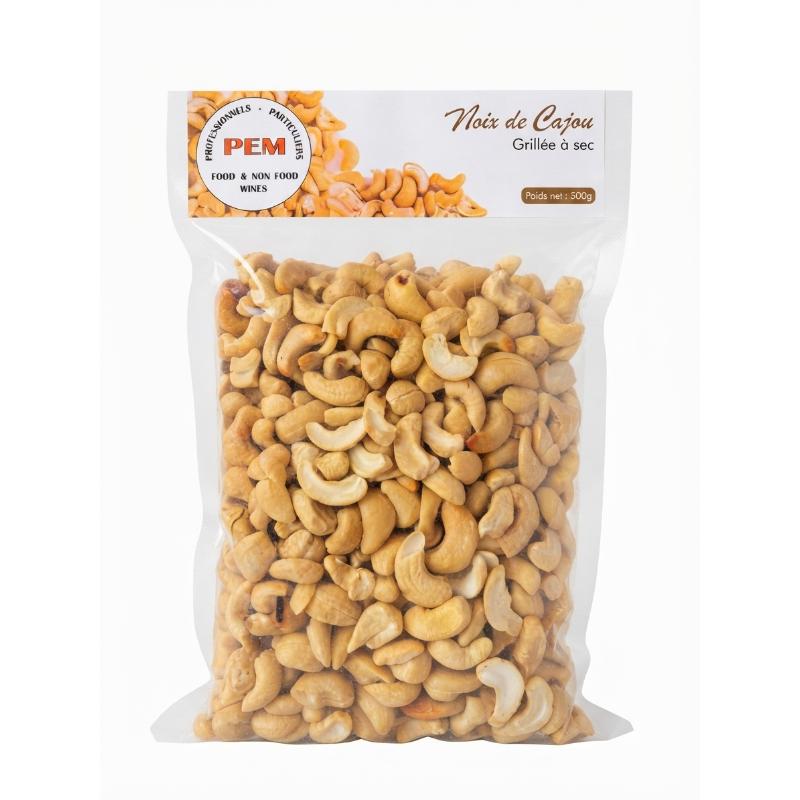 Noix de cajou grillée à sec 500 gr DISTRIMAX
