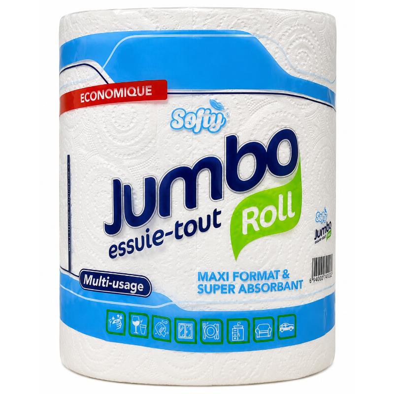 Essuie-tout jumbo premium 1 rl SOFTY