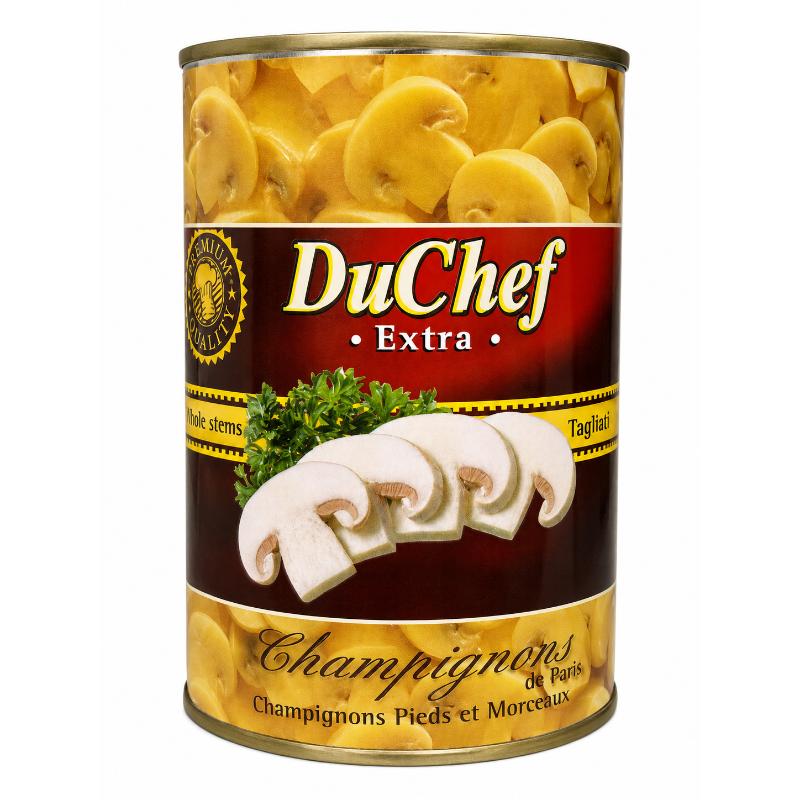 Champignons pieds et morceaux 400 gr DUCHEF