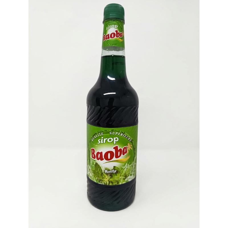 Sirop menthe  70 cl pet BAOBAB