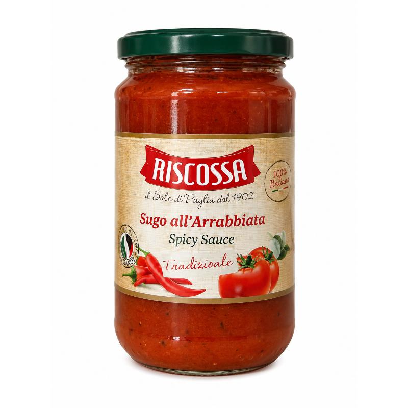 Sauce al arrabbiata 295 gr RISCOSSA