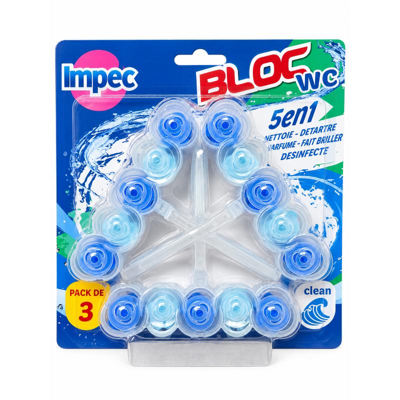 Bloc WC 5 en 1 parfun ocean IMPEC