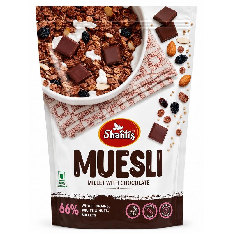 Muesli au chocolat 500 gr SHANTIS