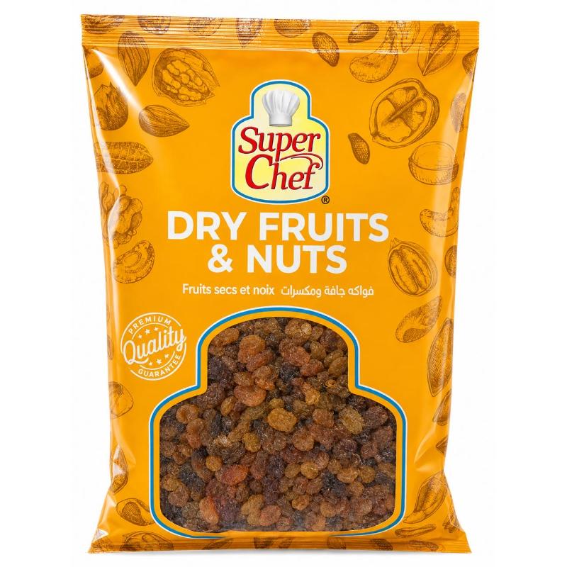 Raisins secs marrons 1 kg SUPER CHEF