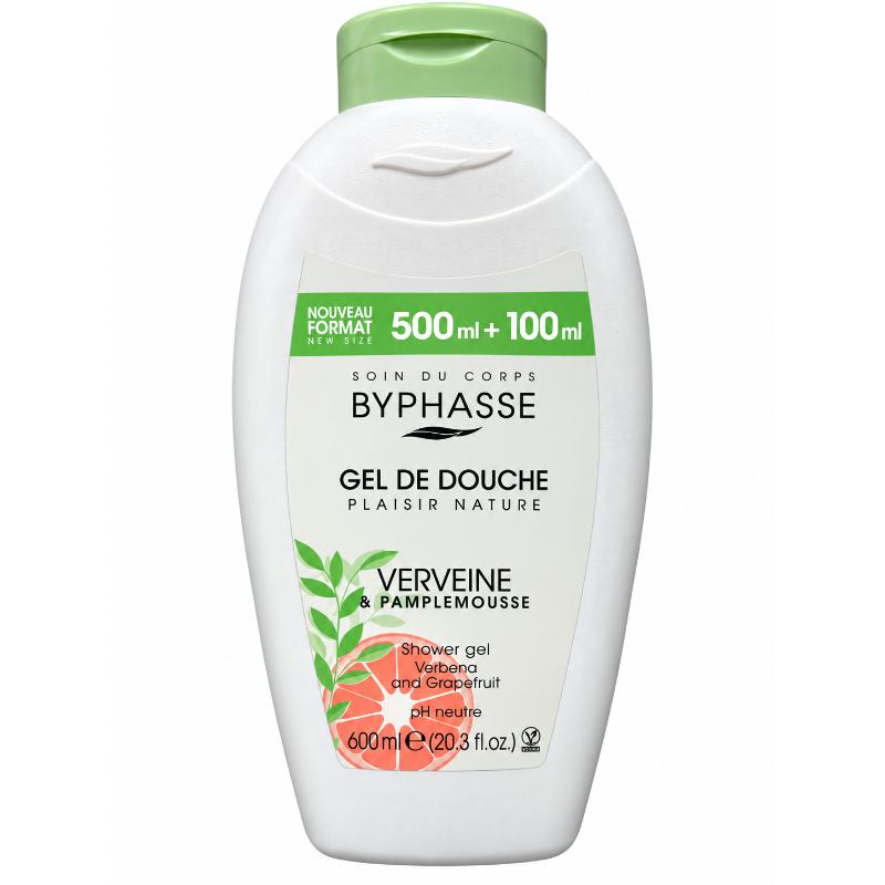 Gel douche verveine 600 ml BYPHASSE