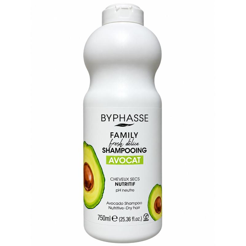 Shampooing avocat cheveux secs 750 ml BYPHASSE