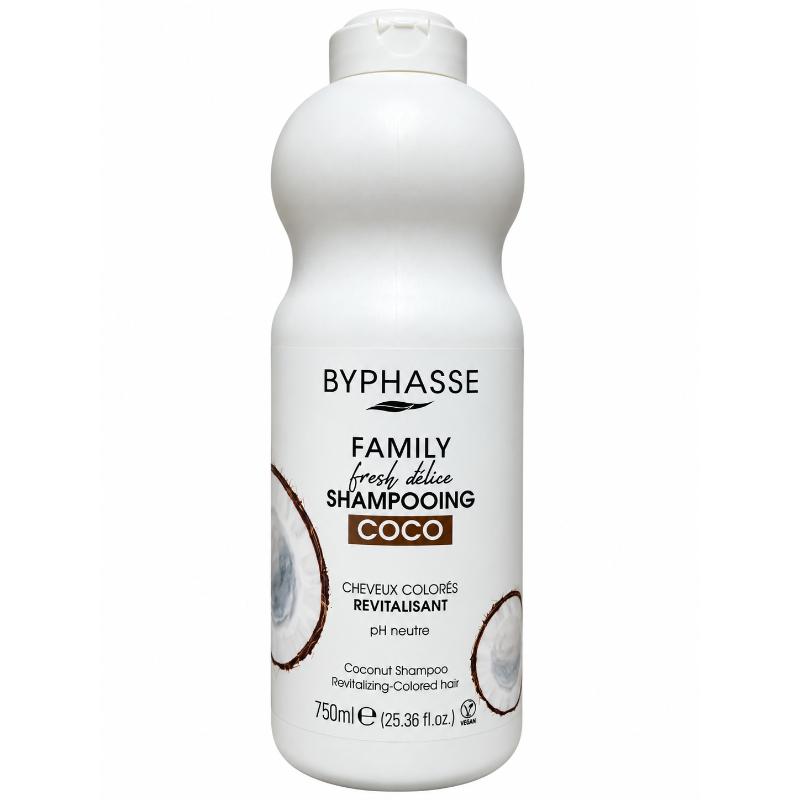 Shampooing coco cheveux colorés 750 ml BYPHASSE