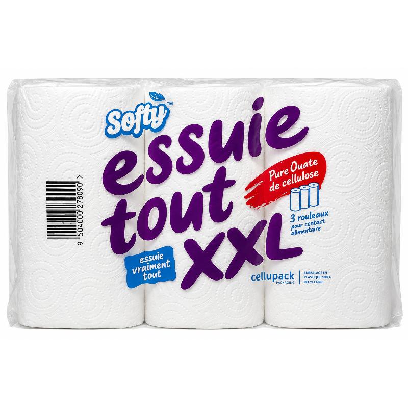 Essuie-tout 3 rlx XXL SOFTY