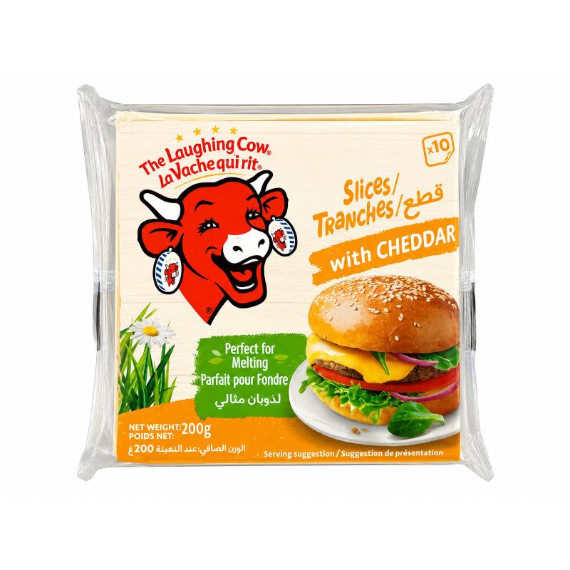 Fromage tranchette cheddar*10 LA VACHE QUI RIT