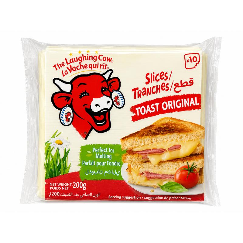 Fromage tranchette toast x10 200 gr LA VACHE QUI RIT