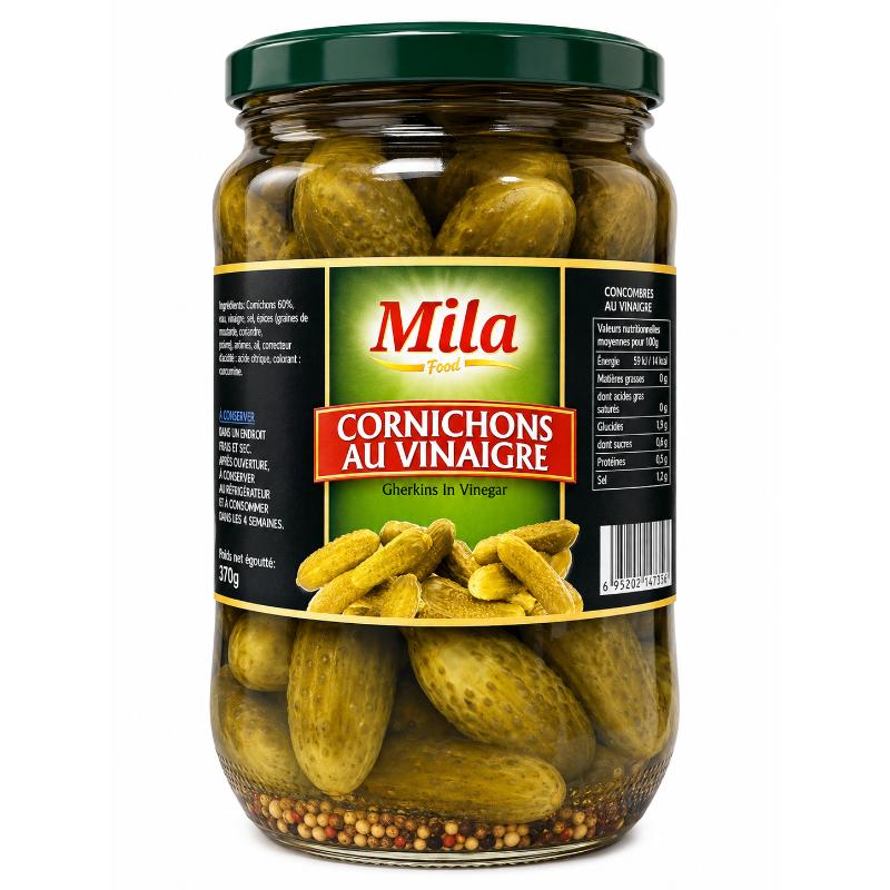 Cornichons 72 cl MILA FOOD