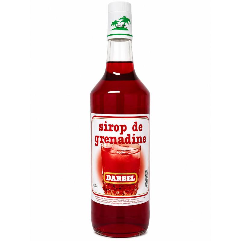 Sirop grenadine 100 cl verre DARBEL