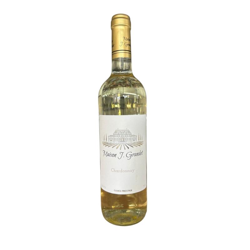 Vin blanc  chardonnay 75 cl MAISON J. GRANDET