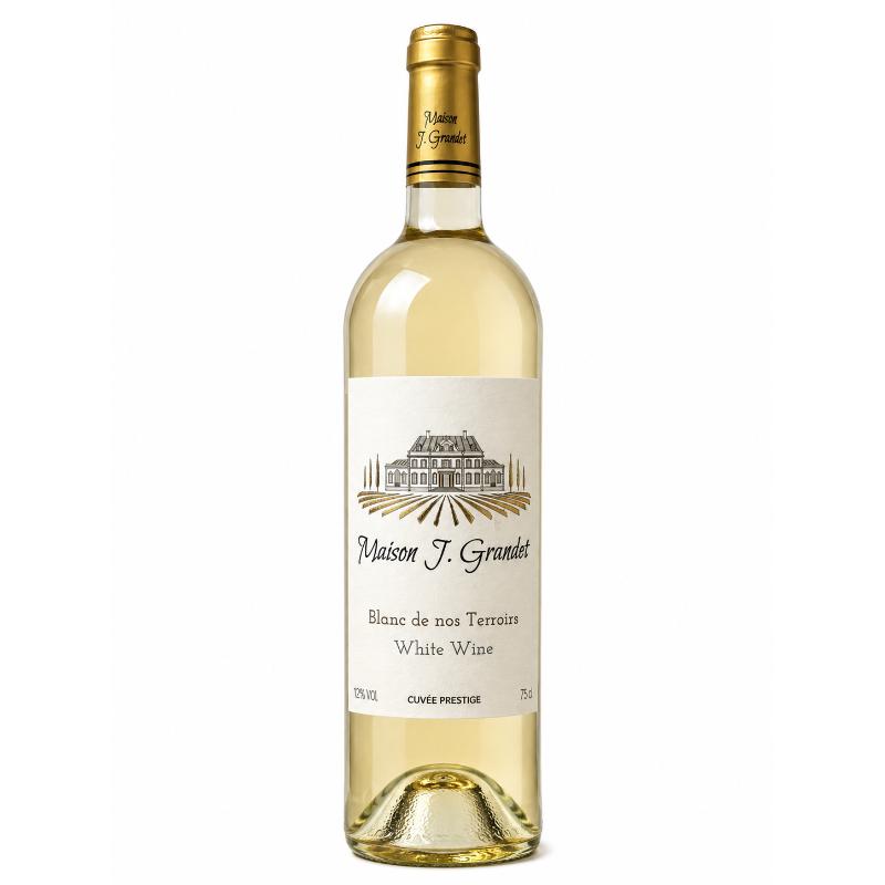 Vin blanc 75 cl MAISON J. GRANDET