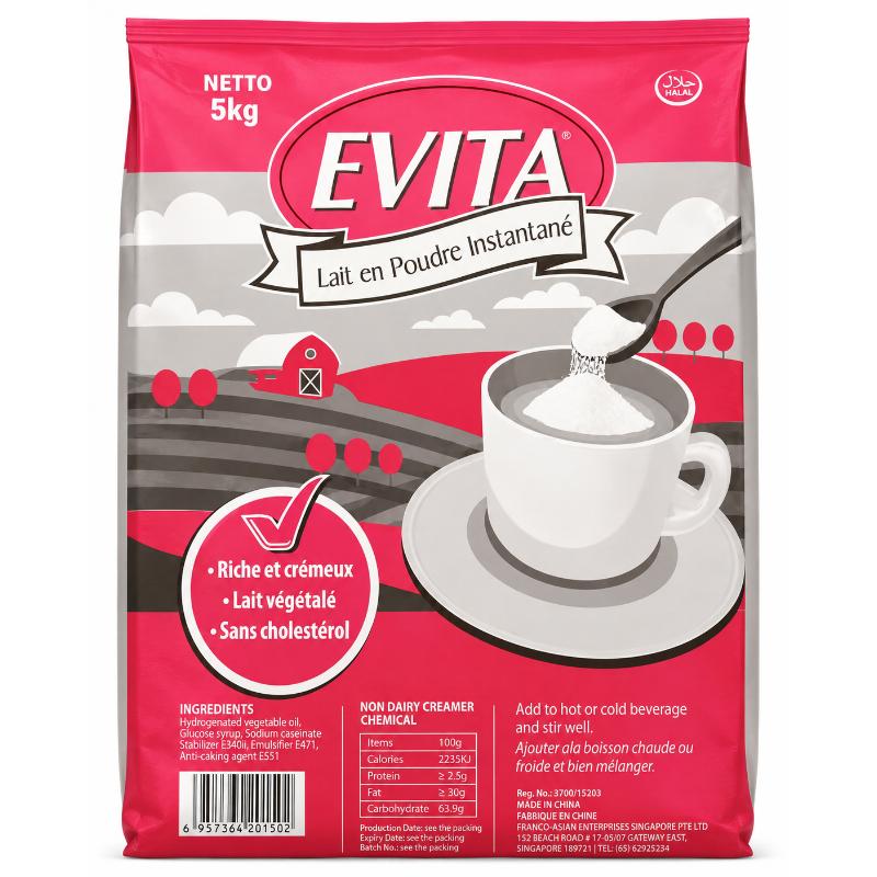 Lait en poudre végétale instantané 5 kg EVITA