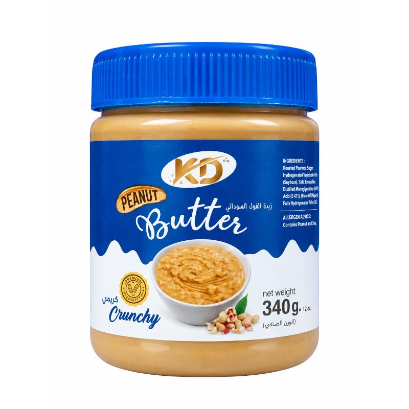 Beurre de cacahuetes crunchy 340 gr KD