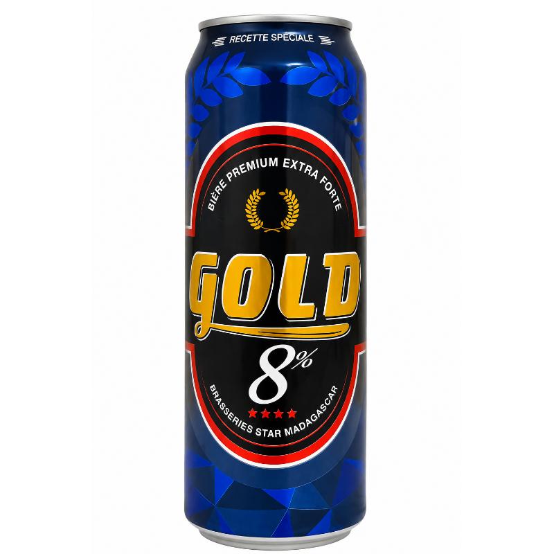 Canette 50 cl GOLD 8