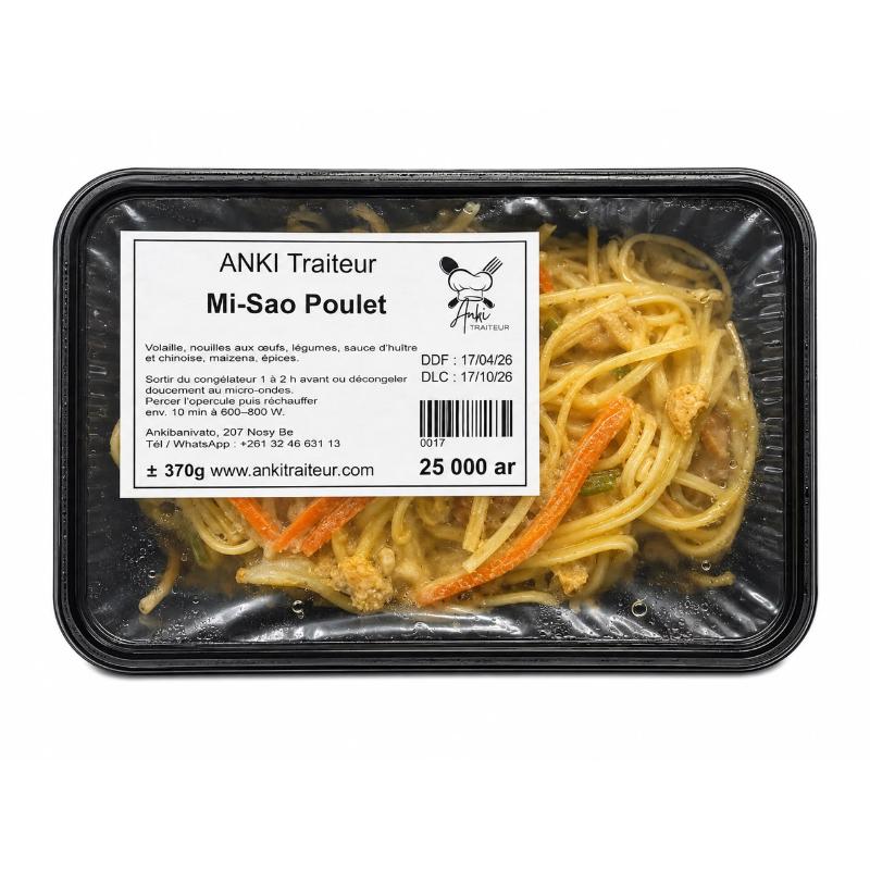 Mi sao au poulet ANKITRAITEUR
