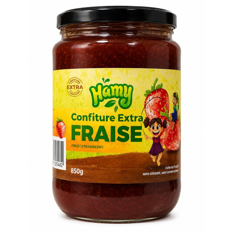 Confiture fraise 850 gr HAMY
