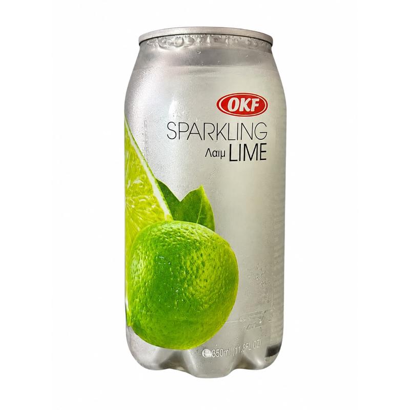 Canette boisson petillante citron verte 350 ml OKF