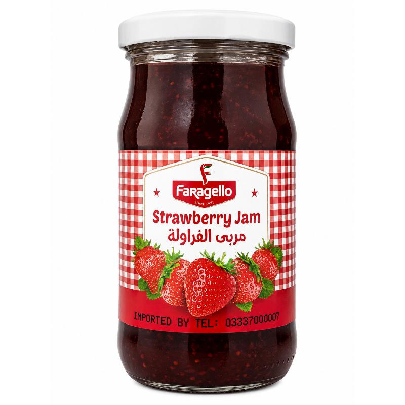 Confiture strawberry 340 gr FARAGELLO