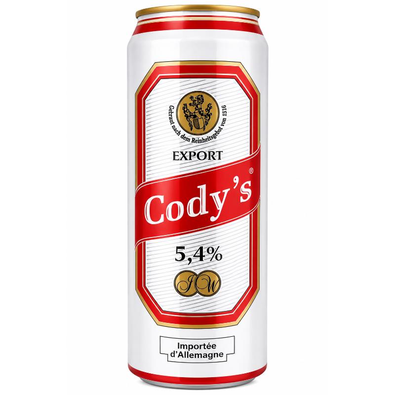 Canette 50 cl 5,4 % CODY'S
