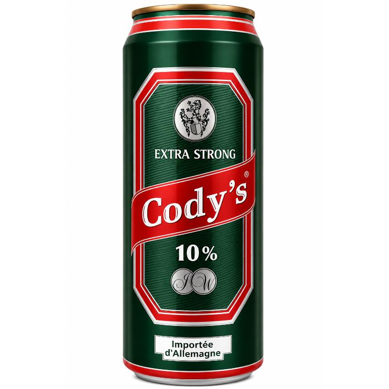 Canette 50 cl  10 % CODY'S