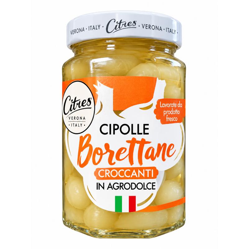 Oignons borettane aigre doux 290 gr CITRES