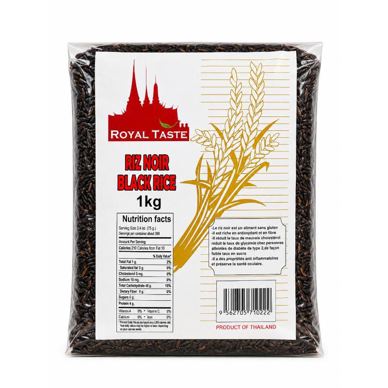 Riz noir 1kg ROYAL TASTE