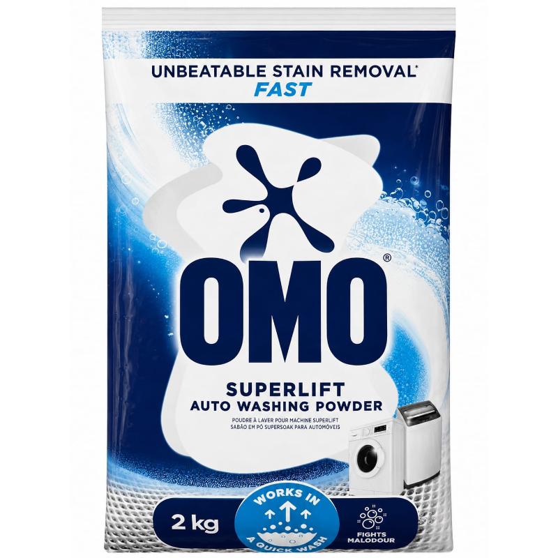 Poudre machine auto washing powder 2 kg OMO